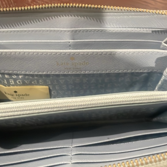 Kate Spade Used Blue Wallet - Picture 4 of 6